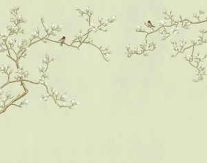 新中式花鸟壁纸壁画-ID:946636929