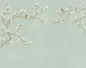 新中式花鸟壁纸壁画-ID:159576894