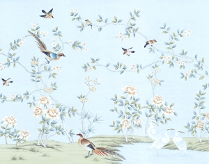 新中式花鸟壁纸壁画-ID:992212068