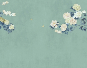 新中式花鸟壁纸壁画-ID:201426035
