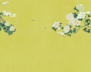 新中式花鸟壁纸壁画-ID:876817942