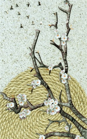 新中式装饰画-ID:803673036