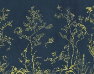 新中式花鸟壁纸壁画-ID:902997973