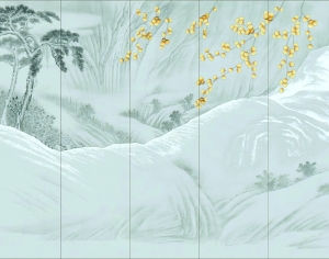 新中式装饰画-ID:452780969