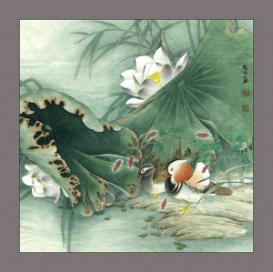 新中式装饰画-ID:176179893