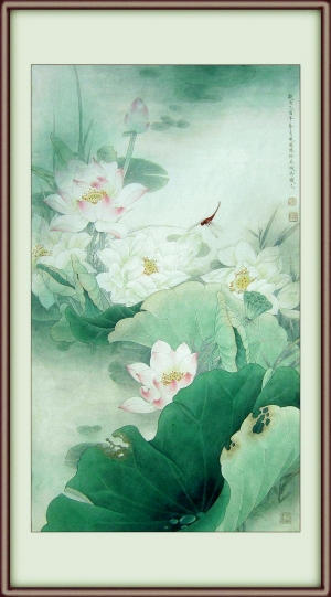 新中式装饰画-ID:679218053