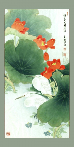 新中式装饰画-ID:896542075
