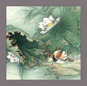 新中式装饰画-ID:462070941