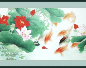 新中式装饰画-ID:416035891