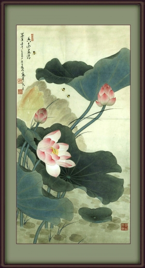 新中式装饰画-ID:113220292