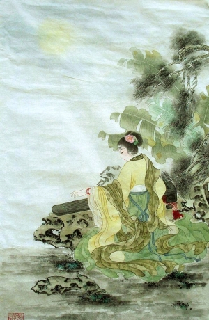 新中式装饰画-ID:535379895