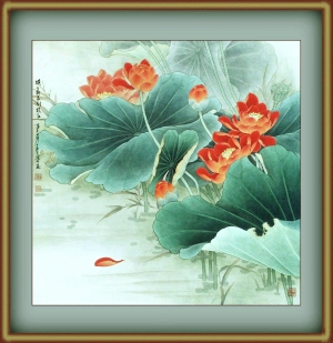 新中式装饰画-ID:800555946