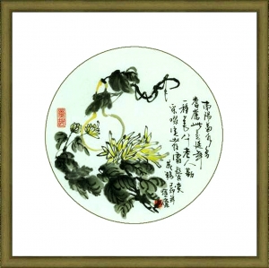 新中式装饰画-ID:442806012