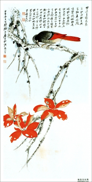 新中式装饰画-ID:124239958