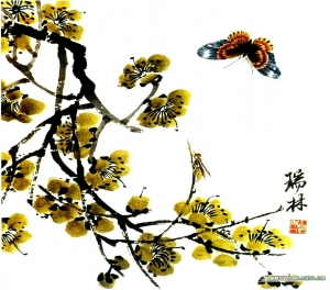 新中式装饰画-ID:442540882