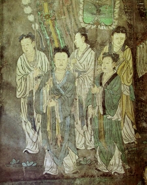 新中式水墨装饰画-ID:622704981