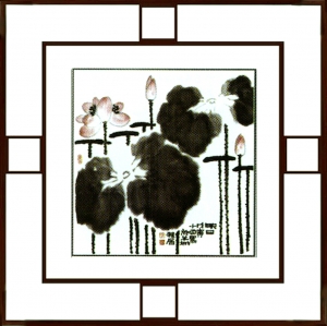 新中式水墨装饰画-ID:540840663
