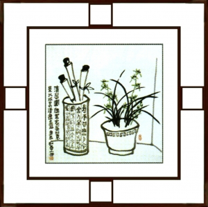 新中式水墨装饰画-ID:880511057
