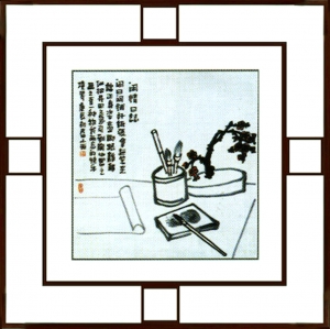 新中式水墨装饰画-ID:576503042