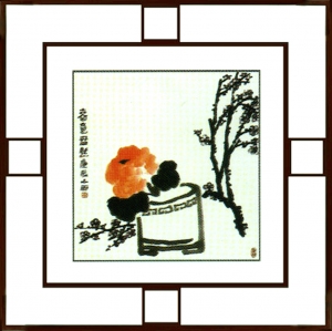 新中式水墨装饰画-ID:135612961