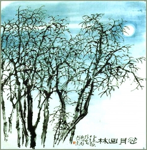 新中式水墨装饰画-ID:245678901