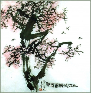 新中式水墨装饰画-ID:244489918