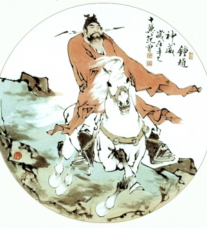 新中式水墨装饰画-ID:723694097