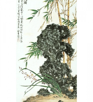 新中式水墨装饰画-ID:706965928