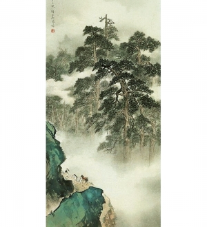 新中式水墨装饰画-ID:740834006