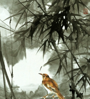 新中式水墨装饰画-ID:746726042