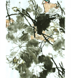 新中式水墨装饰画-ID:773993973