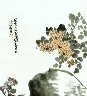 新中式水墨装饰画-ID:932156096