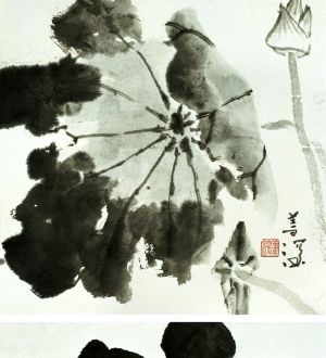 新中式水墨装饰画-ID:966425904