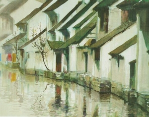 新中式水墨装饰画-ID:626492022