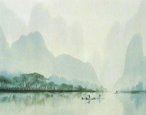 新中式水墨装饰画-ID:147289992