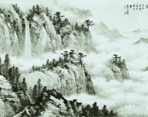 新中式水墨装饰画-ID:140176069