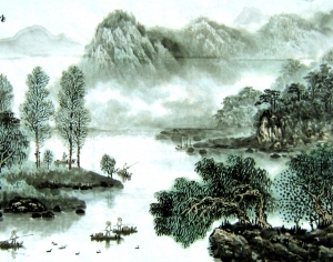 新中式装饰画-ID:684926037