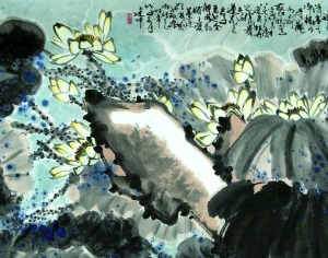 新中式装饰画-ID:164949897