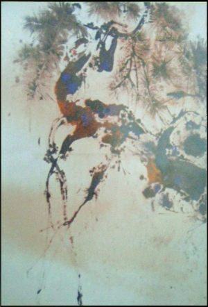 新中式花鸟装饰画-ID:451359035