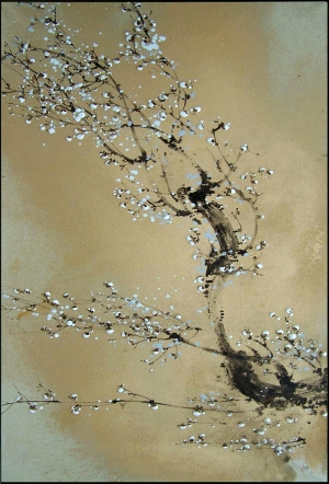 新中式花鸟装饰画-ID:366045002