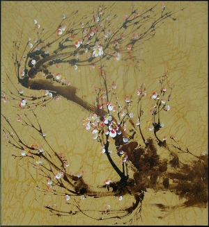 新中式花鸟装饰画-ID:517657047