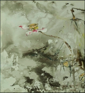 新中式花鸟装饰画-ID:161067961