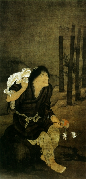 新中式人物装饰画-ID:680539646