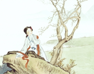 新中式人物装饰画-ID:694497117