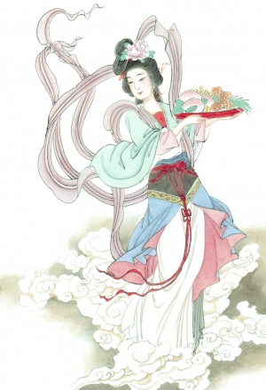 新中式人物装饰画-ID:148998025