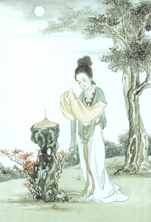 新中式人物装饰画-ID:104060244