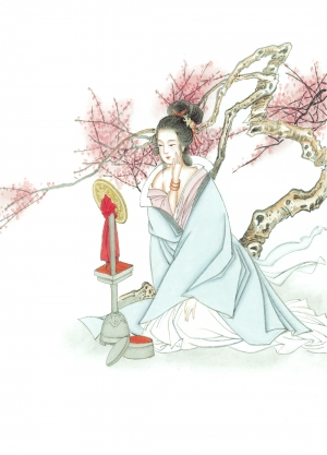 新中式人物装饰画-ID:638593913