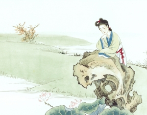 中式人物装饰画-ID:452919961