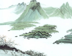 新中式植物装饰画-ID:258510189