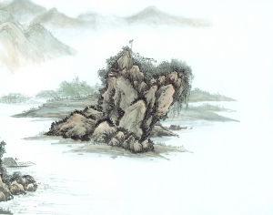 新中式植物装饰画-ID:288069016